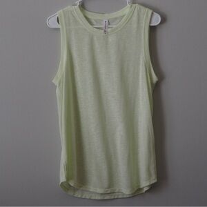 Athleta Light Yellow Tank Top